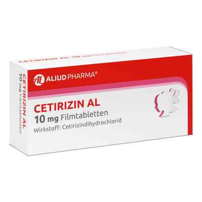 Cetirizin AL 10mg 50 stk von ALIUD Pharma GmbH PZN 02406628