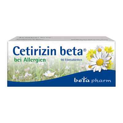 Cetirizin beta Filmtabletten 90 stk von betapharm Arzneimittel GmbH PZN 15785277