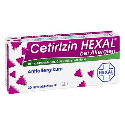 Cetirizin HEXAL® Filmtabletten bei Allergien 20 stk von Hexal AG PZN 01830152
