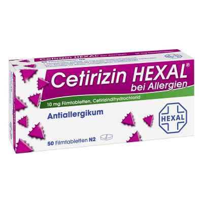 Cetirizin HEXAL® Filmtabletten bei Allergien 50 stk von Hexal AG PZN 01830169
