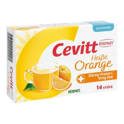 Cevitt immun heisse Orange zuckerfrei Granulat 14 stk von HERMES Arzneimittel GmbH PZN 15581965