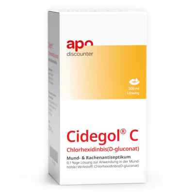 Chlorhexidin Cidegol C Mundspüllösung von apodiscounter 300 ml von apo.com Group GmbH PZN 18769735