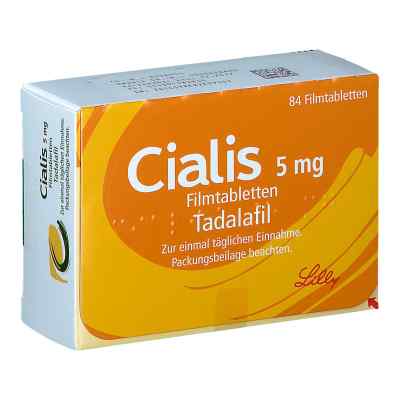Cialis 5 mg Filmtabletten 84 stk von EurimPharm Arzneimittel GmbH PZN 13971828