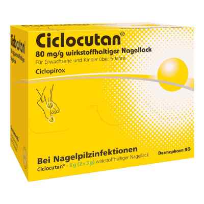 CICLOCUTAN Nagellack bei Nagelpilz 80 mg/g 