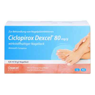 Ciclopirox Dexcel 80 Mg/g Wirkstoffhalt.nagellack 6.6 ml von Dexcel Pharma GmbH PZN 17617242