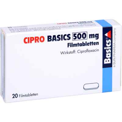 CIPRO BASICS 500mg 20 stk von Basics GmbH PZN 02709151