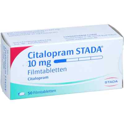 Citalopram STADA 10mg 50 stk von STADAPHARM GmbH PZN 02507430
