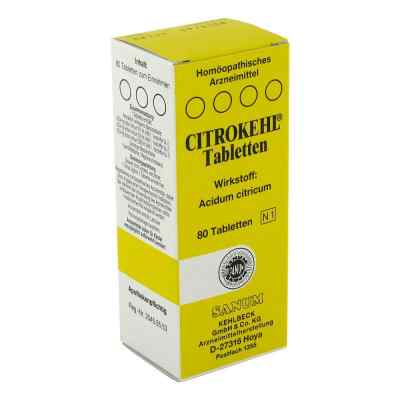 Citrokehl Tabletten 80 stk von SANUM-KEHLBECK GmbH & Co. KG PZN 00733116