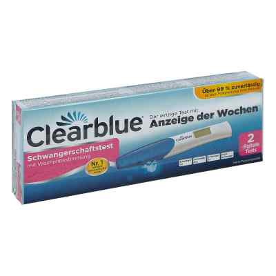 Clearblue Schwangerschaftstest mit Wochenbestimmung 2 stk von Procter & Gamble GmbH PZN 12893983