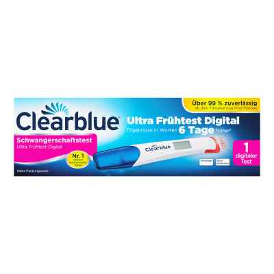 Clearblue Schwangerschaftstest Ultra Frühtest Digital 1 stk von Procter & Gamble GmbH PZN 17364717