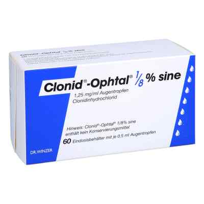 Clonid-Ophtal 1/8% sine Augentropfen 60X0.5 ml von Dr. Winzer Pharma GmbH PZN 07591903