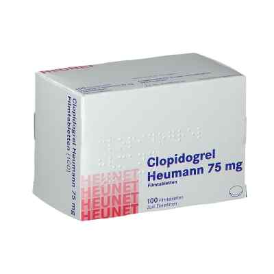 Clopidogrel Heumann 75mg Heunet 100 stk von Heunet Pharma GmbH PZN 06565045