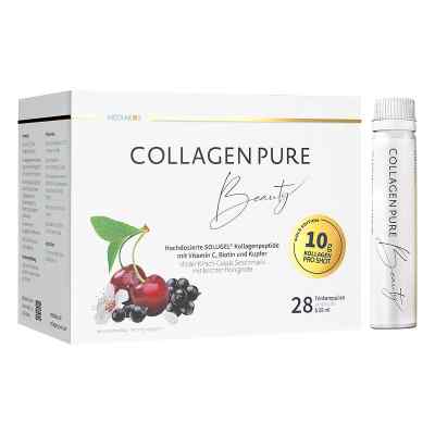 Collagen Pure Beauty Gold Edition M.10 G Kollagen 28X25 ml von Mediakos GmbH PZN 18674696