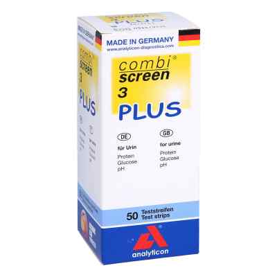 Combiscreen 3 Plus Teststreifen 50 stk von ANALYTICON Biotechnologies GmbH PZN 04808414