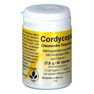 Cordyceps Chinesischer Raupenpilz Tabletten 60 stk von merosan Diätvertrieb GmbH PZN 10628627