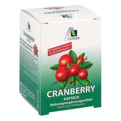 Cranberry Kapseln 400 mg 100 stk von Avitale GmbH PZN 00751798