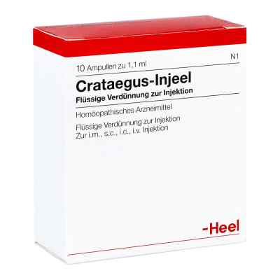 Crataegus Injeel Ampullen 10 stk von Biologische Heilmittel Heel GmbH PZN 00246741