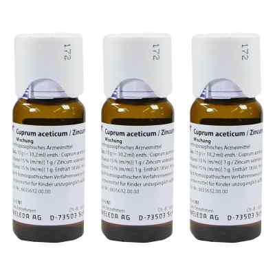 Cuprum Aceticum/zincum Valerianicum Mischung 3x50 ml von WELEDA AG PZN 08104183
