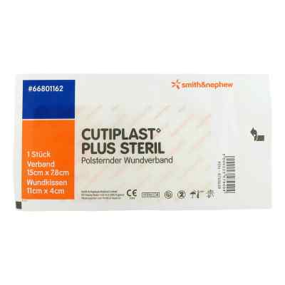 Cutiplast Plus steril 7,8x15 cm Verband 1 stk von Smith & Nephew GmbH PZN 09755639