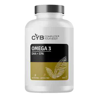 CYB® Omega-3 240 mg DHA + 360 mg EPA Kapseln 240 stk von MedGoNET GmbH PZN 19680405