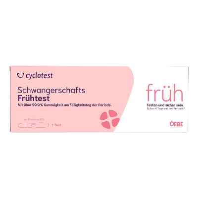Cyclotest Schwangerschafts-frühtest 10 mlU/ml Urin 1 stk von Uebe Medical GmbH PZN 13513014
