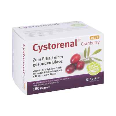 Cystorenal Cranberry plus Kapseln 180 stk von Quiris Healthcare GmbH & Co. KG PZN 01174860