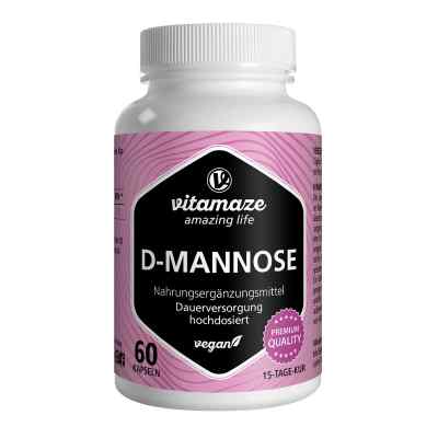D-mannose Hochdosiert Vegan Kapseln 60 stk von Vitamaze GmbH PZN 17841301