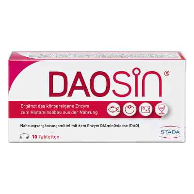 Daosin Tabletten zur Unterstützung des Histaminabbaus 10 stk von SCIOTEC DIAG.TECH.GMBH PZN 16790524