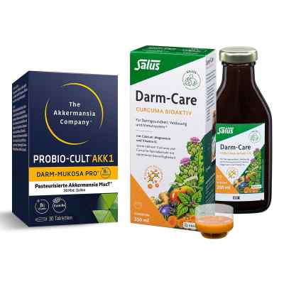 Darm-Care Curcuma Bioaktiv + Probio-Cult Akk1 Akkermansia Syxyl 1 Set von  PZN 08105229