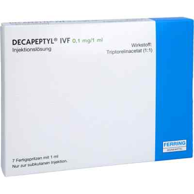 Decapeptyl Ivf 0,1 mg/1 ml iniecto lsg.i.fertigspritz. 7 stk von FERRING Arzneimittel GmbH PZN 06412347