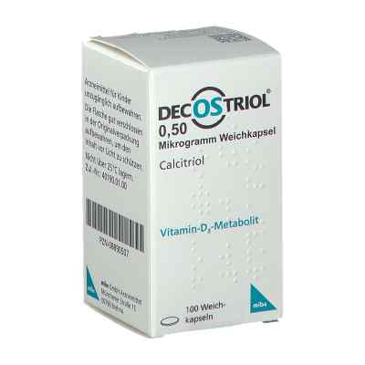 Decostriol 0,50 [my]g Weichkapseln 100 stk von MIBE GmbH Arzneimittel PZN 08890507