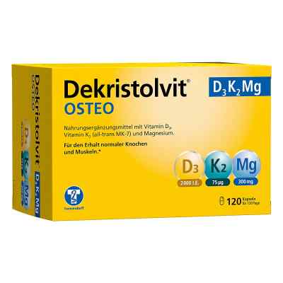 Dekristolvit OSTEO D3K2Mg Kapseln 120 stk von Trommsdorff GmbH & Co. KG PZN 20391971