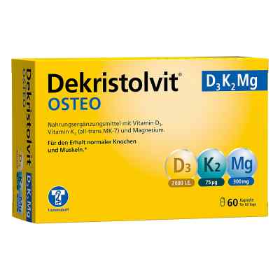 Dekristolvit OSTEO D3K2Mg Kapseln 60 stk von Trommsdorff GmbH & Co. KG PZN 20391988