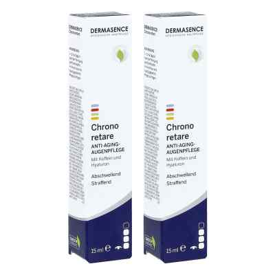 Dermasence Chrono Retare Anti-Aging-Augenpflege 2x15 ml von Medicos Kosmetik GmbH & Co. KG PZN 08104482