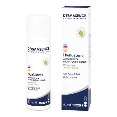 Dermasence Hyalusome Aktiv.fruchtsäure Creme 50 ml von Medicos Kosmetik GmbH & Co. KG PZN 19231788