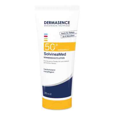 Dermasence Solvineamed Sonnenschutz Lotion LSF 50+ 200 ml von Medicos Kosmetik GmbH & Co. KG PZN 20097869