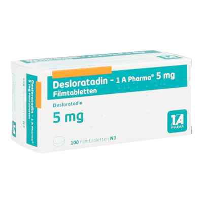 Desloratadin-1a Pharma 5 mg Filmtabletten 100 stk von 1 A Pharma GmbH PZN 09693269
