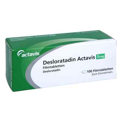 Desloratadin Actavis 5 mg Filmtabletten 100 stk von 1 0 1 Carefarm GmbH PZN 16785374