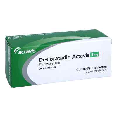 Desloratadin Actavis 5 mg Filmtabletten 100 stk von Orifarm GmbH PZN 16889932