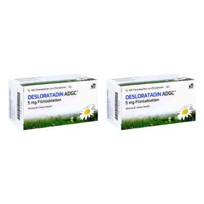 Desloratadin ADGC 5 mg Filmtabletten 2x100 stk von Zentiva Pharma GmbH PZN 08103705