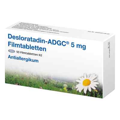 Desloratadin ADGC 5 Mg Filmtabletten 50 stk von Zentiva Pharma GmbH PZN 17145949