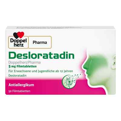 Desloratadin Doppelherzpharma 5 Mg Filmtabletten 50 stk von Queisser Pharma GmbH & Co. KG PZN 18677217