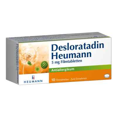 Desloratadin Heumann 5mg 10 stk von HEUMANN PHARMA GmbH & Co. Generi PZN 16908368