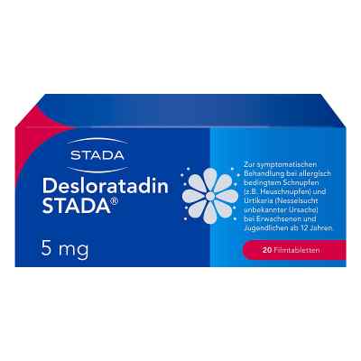 Desloratadin Stada 5 mg Filmtabletten 20 stk von STADA GmbH PZN 16610025