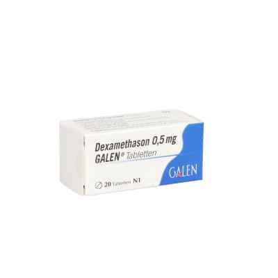 Dexamethason 0,5 mg Galen Tabletten 20 stk von GALENpharma GmbH PZN 00745450