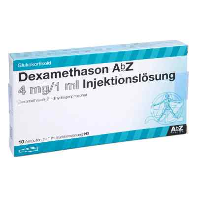 Dexamethason Abz 4 mg/1 ml iniecto lsg. Ampullen 10 stk von AbZ Pharma GmbH PZN 05961023