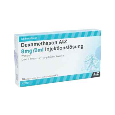 Dexamethason Abz 8 mg/2 ml iniecto lsg. Ampullen 10 stk von AbZ Pharma GmbH PZN 02740534