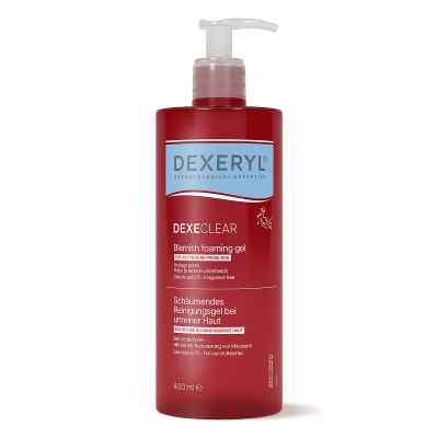 Dexeryl Dexeclear schäumendes Reinigungsgel bei unreiner Haut 400 ml von PIERRE FABRE DERMO KOSMETIK GmbH PZN 19641842