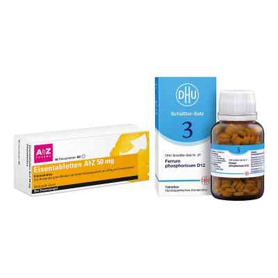 DHU Schüßler-Salz Nummer 3 und Eisentabletten Abz 50mg 420+50 stk von  PZN 08105296
