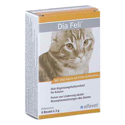 Dia Feli Pulver für Katzen 6X3 g von alfavet Tierarzneimittel GmbH PZN 10172682